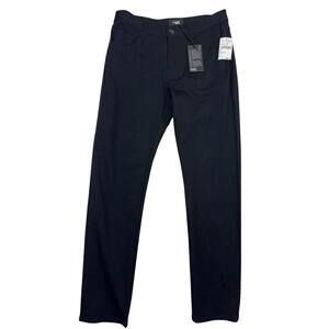 Paige Transcend Leyton Slim Straight Pants Black Size 31 W | 32 L